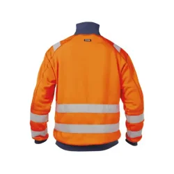 DASSY  DENVER (300376) SWEATSHIRT MED HJ SYNLIGHED orange og bl