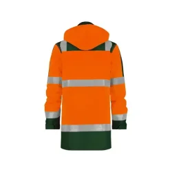 DASSY  LIMASOL (500132) PARKA MED HJ SYNLIGHED orange og grn