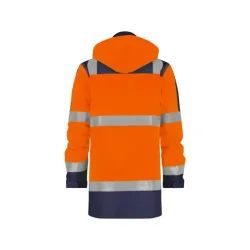 DASSY  LIMASOL (500132) PARKA MED HJ SYNLIGHED orange og bl 