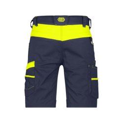 250110 Dassy Manilla dame arbejdsshorts sort - flour gul