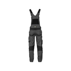 400163 Dassy  Tronix overalls med stretch og knlommer Antrasitegr sort