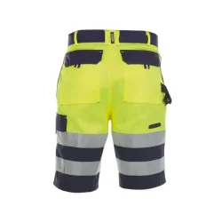 DASSY  VENNA (250030) ARBEJDSSHORTS MED HJ SYNLIGHED  gul og bl 