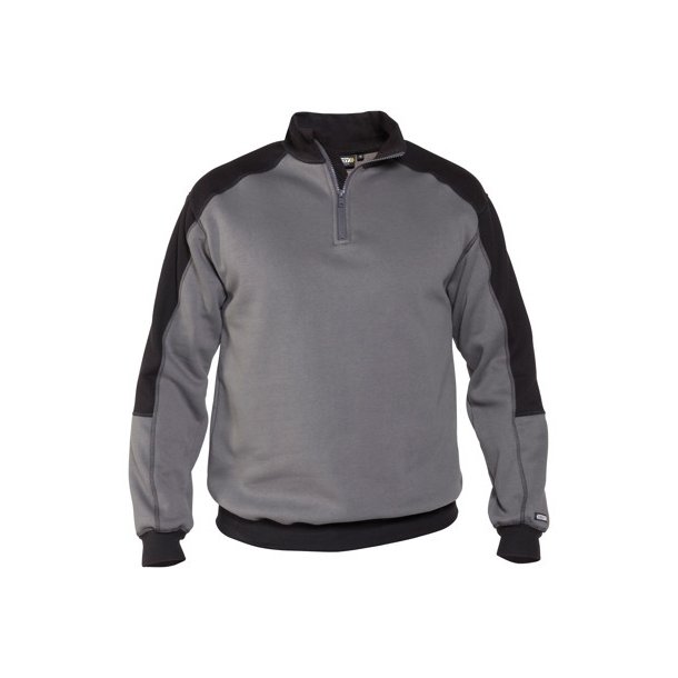 300358 Dassy ® Basiel tofarvet sweatshirt grå sort