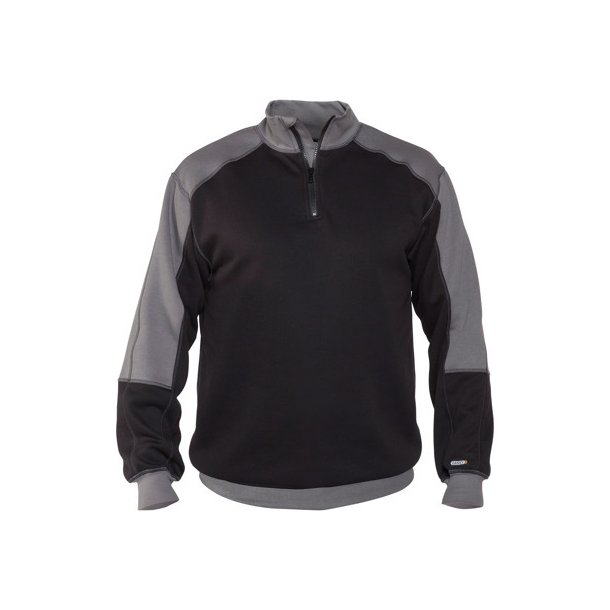 300358 Dassy ® Basiel tofarvet sweatshirt sort og grå 