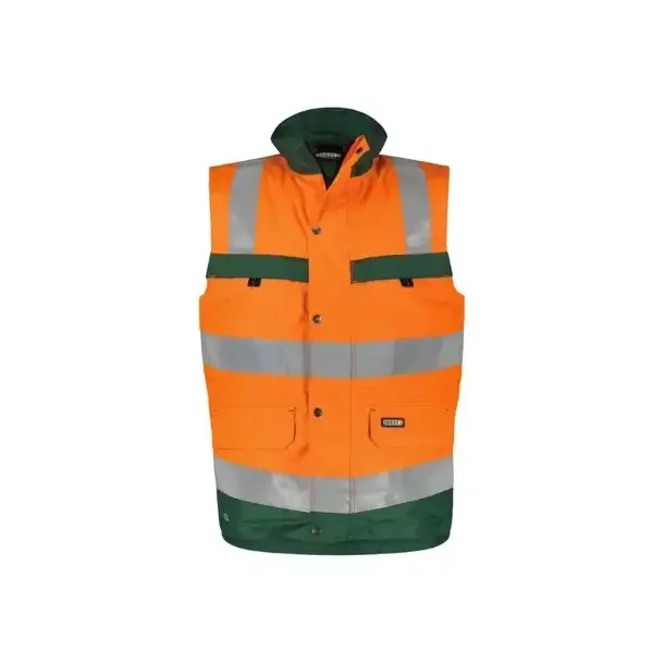 DASSY ® BILBAO (350100) KROPSVARMER MED HØJ SYNLIGHED orange og grøn