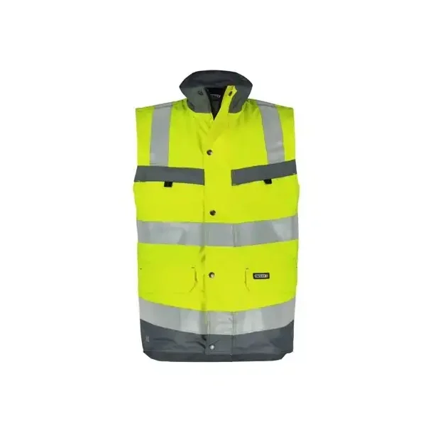 DASSY ® BILBAO (350100) KROPSVARMER MED HØJ SYNLIGHED gul og grå 