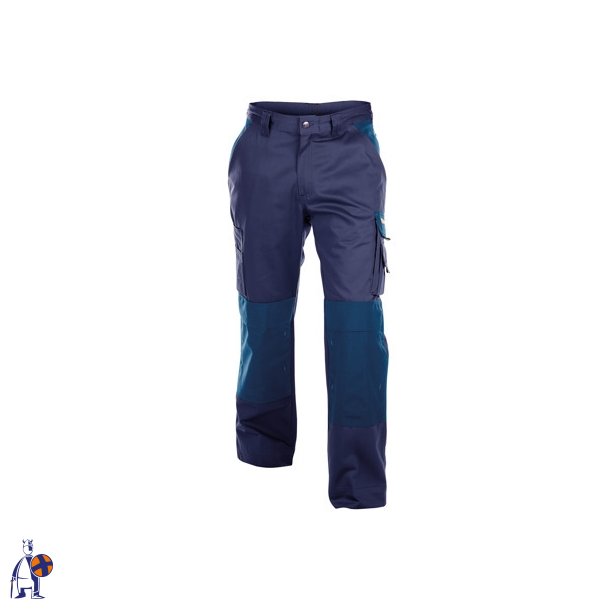 200426 Dassy � Boston to farvet arbejdsbukser med kn�lommer Navy kongebl� 300 g