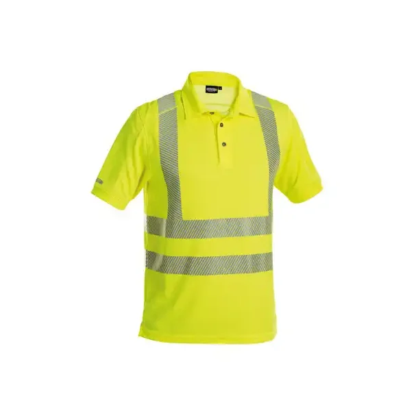 DASSY  BRANDON (710024) UV POLOSHIRT MED HJ SYNLIGHED gul 