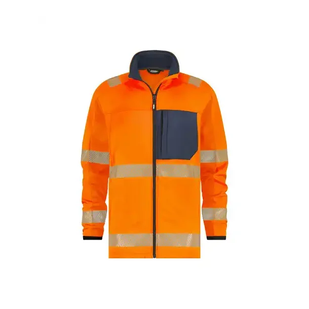 DASSY ® CAMDEN (300504) MELLEMLAGSJAKKE MED HØJ SYNLIGHED  orange  og blå