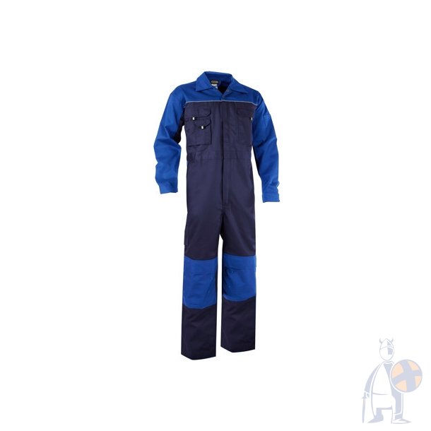 Dassy� Cannes tofarvet kedeldragt med kn�lommer Navy kongebl�
