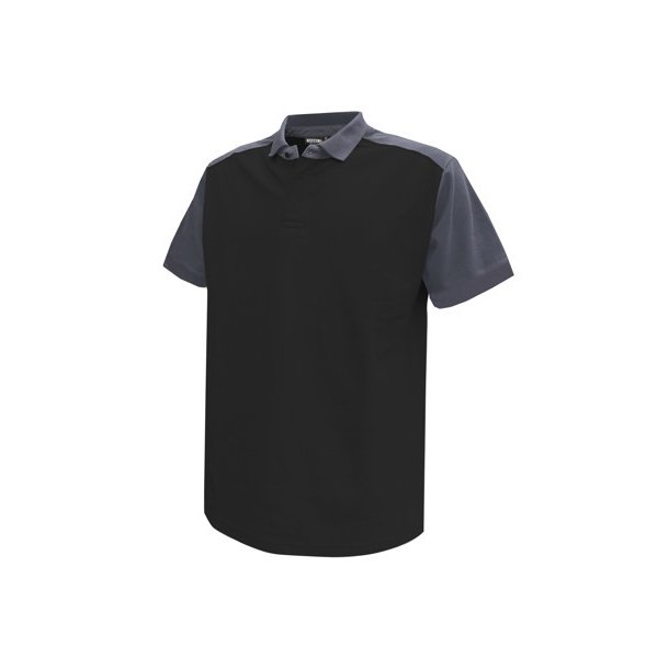 710004 Dassy ® Cesar tofarvet poloshirt Sort grå