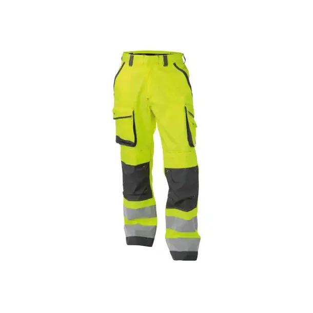 DASSY  CHICAGO (200807) ARBEJDSBUKSER MED HJ SYNLIGHED MED KNLOMMER gul og gr 