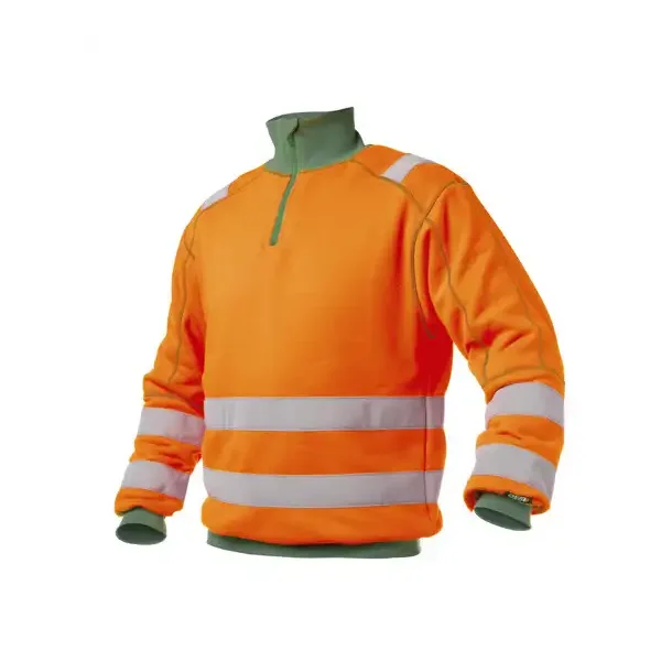 DASSY  DENVER (300376) SWEATSHIRT MED HJ SYNLIGHED orange og grn 