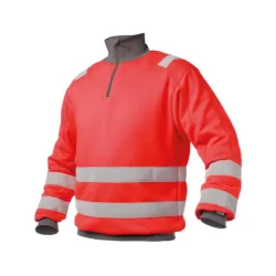 DASSY  DENVER (300376) SWEATSHIRT MED HJ SYNLIGHED rd og gr