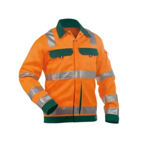 DASSY DUSSELDORF (300184) HIGH VISIBILITY Arbejdsjakke orange og grn 