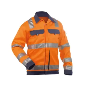 DASSY DUSSELDORF (300184) HIGH VISIBILITY Arbejdsjakke orange og gr 