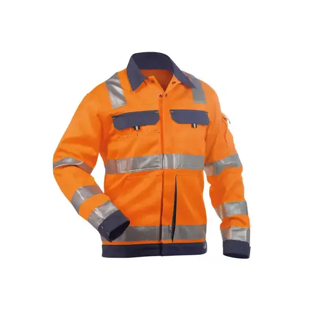DASSY® DUSSELDORF (300184) HIGH VISIBILITY Arbejdsjakke orange og grå 