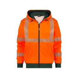 DASSY  EVANS (300380) HTTE SWEATSHIRT MED HJ SYNLIGHED orange og grn 