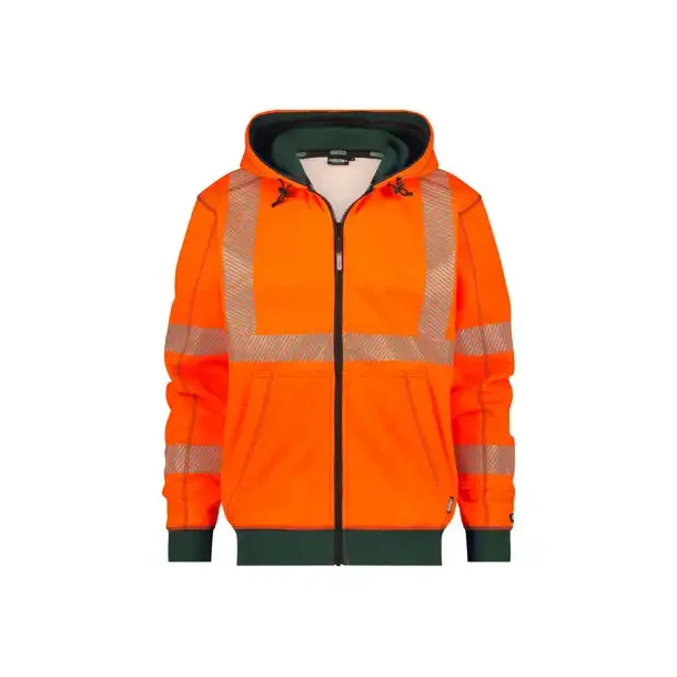 DASSY  EVANS (300380) HTTE SWEATSHIRT MED HJ SYNLIGHED orange og grn 
