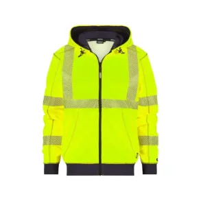 DASSY  EVANS (300380) HTTE SWEATSHIRT MED HJ SYNLIGHED gul og bl 