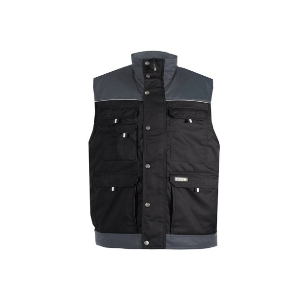 350051 Dassy  Hulst tofarvet kropsvarmer sort