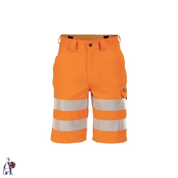 DASSY � IDAHO (250084) ARBEJDSSHORTS MED H�J SYNLIGHED orange 