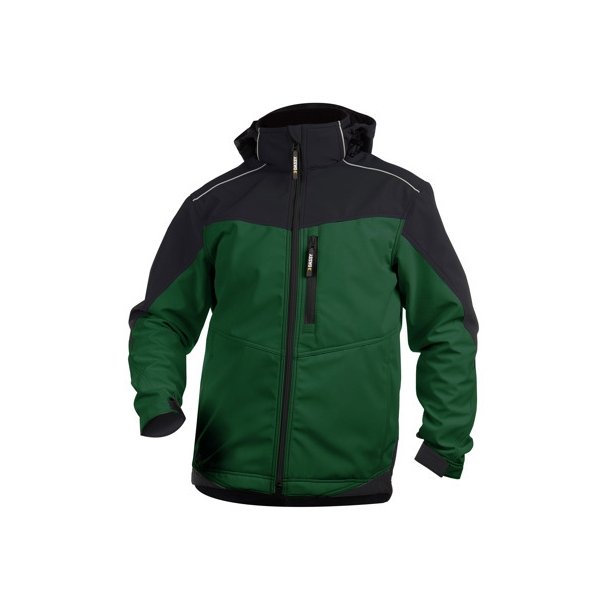300336 Dassy ® JakartaAKARTA tofarvet softshell jakke grøn