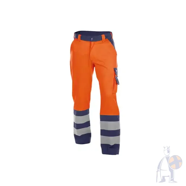 Dassy� Lancaster high visibility arbejdsbukser, orange og bl�