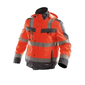 Dassy Lima high visibility vinterjakke, rd og gr