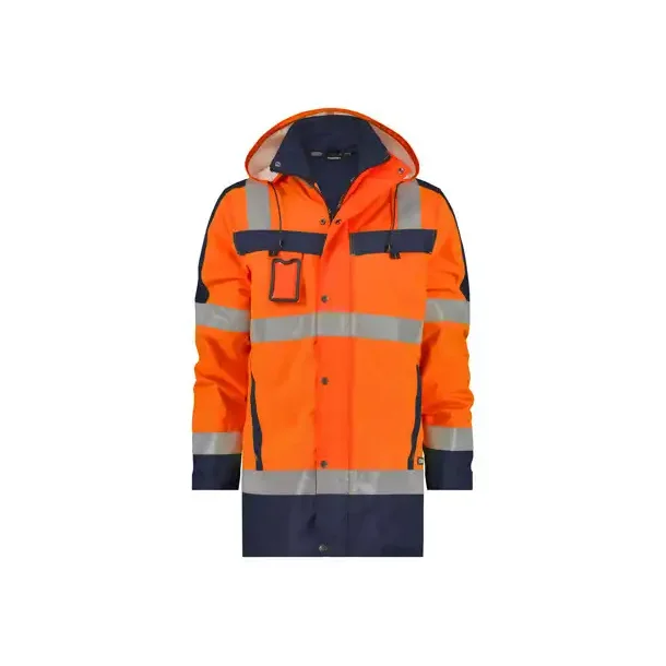 DASSY ® LIMASOL (500132) PARKA MED HØJ SYNLIGHED orange og blå 