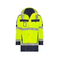 DASSY  LIMASOL (500132) PARKA MED HJ SYNLIGHED gul og bl