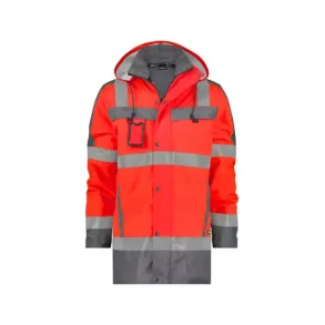 DASSY  LIMASOL (500132) PARKA MED HJ SYNLIGHED rd og gr