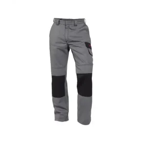 DASSY  LINCOLN (200570) MULTINORM ARBEJDSBUKSER MED KNLOMMER  gr og sort
