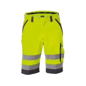 DASSY  LUCCA (250059) ARBEJDSSHORTS MED HJ SYNLIGHED gul og gr
