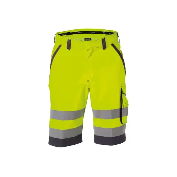 DASSY  LUCCA (250059) ARBEJDSSHORTS MED HJ SYNLIGHED gul og gr
