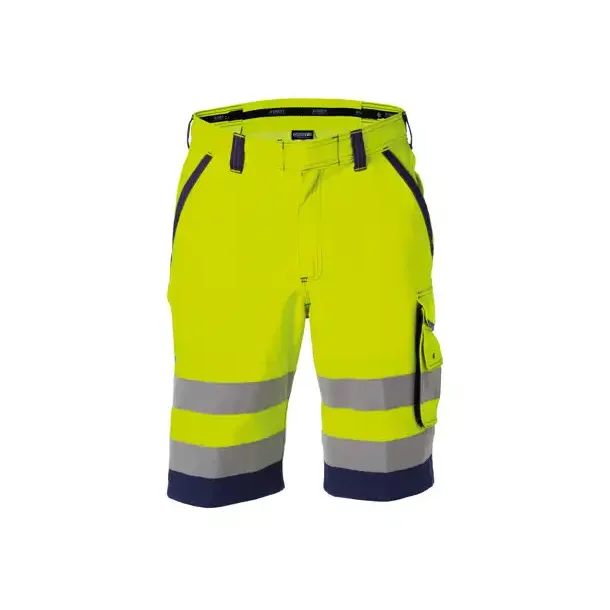 DASSY  LUCCA (250059) ARBEJDSSHORTS MED HJ SYNLIGHED gul og bl