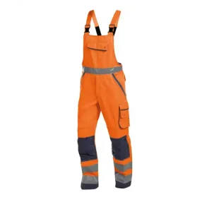 DASSY  MALMEDY (400156) OVERALL MED HJ SYNLIGHED MED KNLOMMER orange og bl