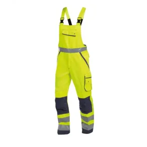 DASSY  MALMEDY (400156) OVERALL MED HJ SYNLIGHED MED KNLOMMER gul og bl