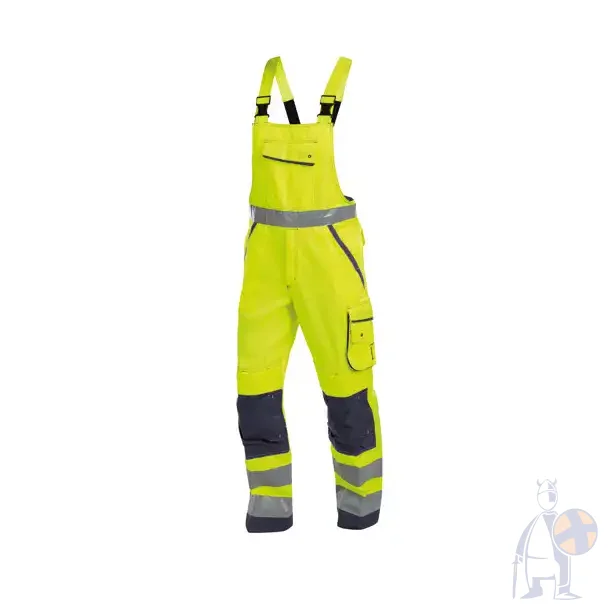 DASSY � MALMEDY (400156) OVERALL MED H�J SYNLIGHED MED KN�LOMMER gul og bl�