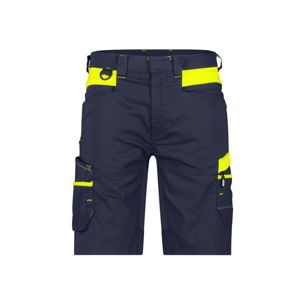 250108 Dassy Manilla arbejdsshorts midnatsblå - flour gul