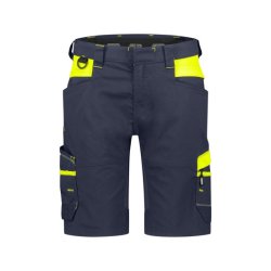 250110 Dassy Manilla dame arbejdsshorts sort - flour gul