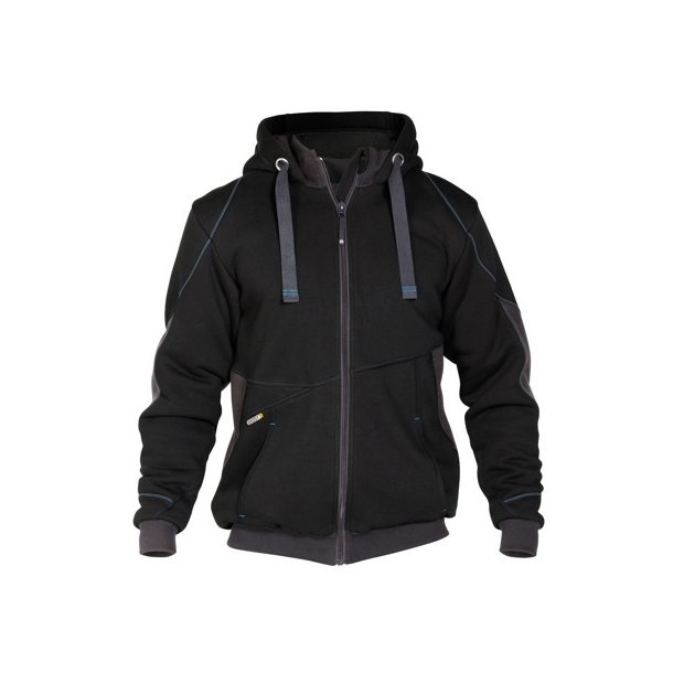 300400 Dassy Pulse Sweatshirt jakke Sort/ Antrasite