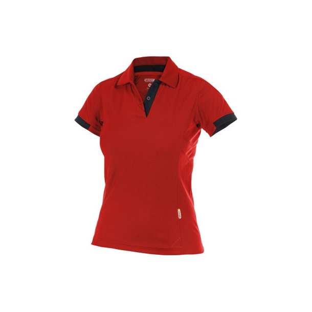 710034 Dassy® Traxion dame polo shirt Rød sort