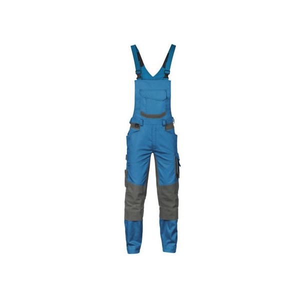 400163 Dassy Tronix overalls med stretch azurblå grå
