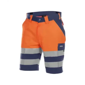DASSY  VENNA (250030) ARBEJDSSHORTS MED HJ SYNLIGHED  orange og bl