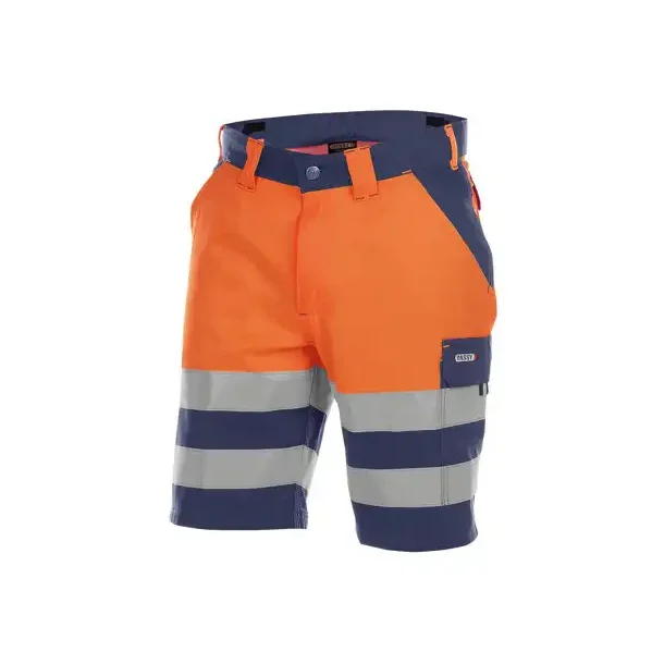DASSY ® VENNA (250030) ARBEJDSSHORTS MED HØJ SYNLIGHED  orange og blå