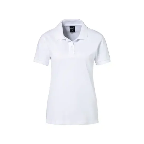 Dame poloshirt farve White. 
