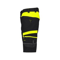 250108 Dassy Manilla arbejdsshorts sort - flour gul