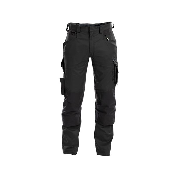Dassy ® dynax arbejdsbukser med stretch og knælommer Sort
