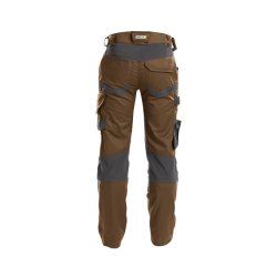 DASSY  Dynax arbejdsbukser med stretch og knlommer claybrun/gr